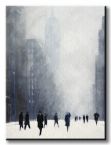 canvas przedstawiający Nowy Jork zimą