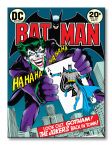 Obraz 60x80 przedstawia Batmana i Jokera