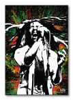 Obraz 85x120 przedstawiający graficznie Boba Marleya