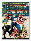 Obraz 60x80 przedstawia okładkę komiksu z Kapitanem Ameryką i Thorem