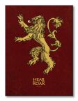 Obrazek na płótnie przedstawiający logo rodu Lannisterów z Gry o Tron