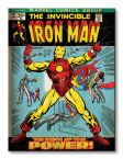 Obraz 30x40 przedstawia okładkę Marvel Comics z Iron Manem