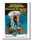 Obraz 60x80 przedstawia okładkę filmu Diamonds Are Forever Claw z Jamesem Bondem