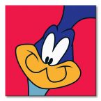 Obrazek 40x40 przedstawia Strusia Pędziwiatra z Looney Tunes