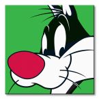 Obrazek 40x40 przedstawia kota Sylwestra