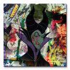 Obraz na płótnie przedstawiający czarownicę z bajki w abstrakcyjnym stylu