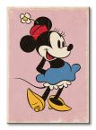Canvas przedstawia Myszkę Minnie w stylu retro