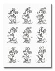 postaci z kreskówki myszki micki canvas 30x40