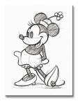 postać z kreskówek myszka minnie