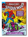 Obraz 60x80 przedstawia komiks Spidermana