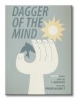 Obrazek 30x40 przedstawia grafikę ręki, ptaka oraz słońca z napisem Dagger of the Mind
