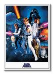 Duży canvas przedstawia postacie ze Star Wars