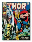 Dekoracja ścienna przedstawiająca okładkę komiksu Marvel Comcis z Thorem