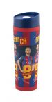 Kubek termiczny w barwach klubu FC Barcelona z jego zawodnikami