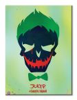 obraz naścienny przedstawiający podobiznę bohatera filmu Suicide Squad - Jokera