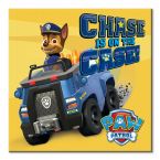 Obraz na płótnie przedstawiający bohatera bajki Psi Patrol Chase'a