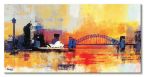 Obraz na płótnie przedstawiający most Harbour w Sydney