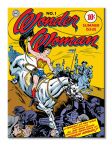Obraz na płótnie przedstawiający komiksową Wonder Woman w akcji