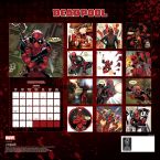 Kalendarz na 2018 rok z Deadpoolem