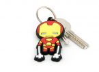 Gumowy brelok do kluczy z Iron Manem do przypięcia do kluczy