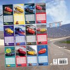 Kalendarz na ścianę na 2018 rok z Cars 3