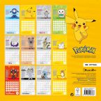 Kalendarz na ścianę na 2018 rok z Pokemonami