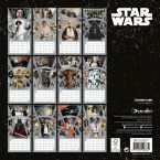Kalendarz ścienny na 2018 rok Star Wars 40th Anniversary