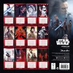 Kalendarz ścienny Star Wars: Ostatni Jedi na 2018 rok