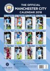 Kalendarz ścienny na 2018 rok z klubem Manchester City