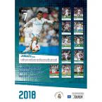 Kalendarz ścienny z klubem Real Madrid na 2018 rok