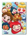 Canvas Disney Emoji (Princess) o wymiarach 60x80 cm