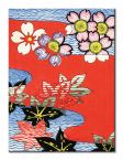 Canvas Vintage Japanese Flowers 30x40 cm