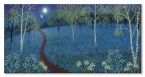Canvas Blue Moon o wymiarach 100x50 cm