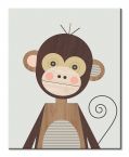 Canvas Monkey o wymiarach 40x50 cm