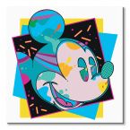 Canvas przedstawiający kolorową Myszkę Mickey