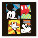 Canvas z Myszką Miki na czarnym tle