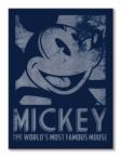 Canvas z Myszką Miki na Granatowym tle