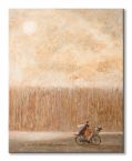 Canvas Sam Toft przedstawiający rowerową przejażdżkę