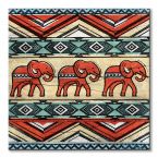 Canvas z trzema słoniami