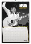 Pierwsza strona kalendarza z Elvisem Presleyem na 2019 rok