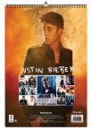 Tylna okładka kalendarza z Justinem Bieberem na 2019 rok