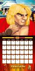 Strona kalendarza 2019 z gry Street Fighter