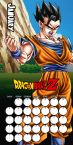 Pierwsza strona kalendarza z anime Dragon Ball Z