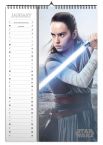 Pierwsza strona kalendarza z Rey Gwiezdne Wojny na 2019 rok