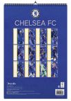 Tył kalendarza z klubem Chelsea F.C na 2019 rok