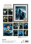 Tył kalendarza Harry Potter Deluxe z 12 zdjęciami z filmów