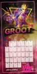 Karta kalendarza z Grootem na 2019 rok Strażnicy Galaktyki