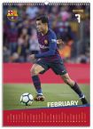 Karta kalendarza A3 2019 z FC Barcelona