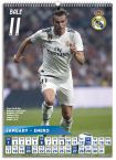 Karta kalendarza 2019 z klubem Real Madryt z piłkarzem Gareth'em Bale