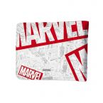portfel komiksowy z napisem Marvel